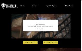 Resurgence Brewing Company website