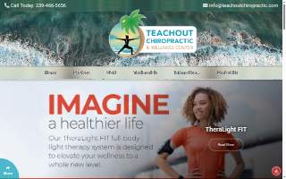 Teachout Chiropractic & Wellness Center of San Carlos Park website