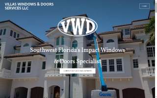 Villas Windows & Doors Services LLC of San Carlos Park website