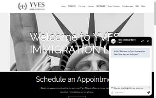 YVES Immigration Law PLLC of San Carlos Park website