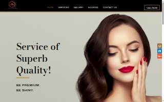 AJA Nails Spa website