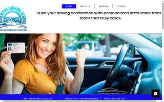 Assertive Driving School website