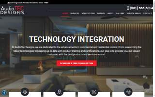 AudioTec Designs website