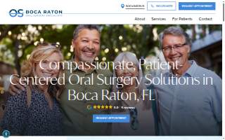 Boca Raton Oral Surgery Specialists website