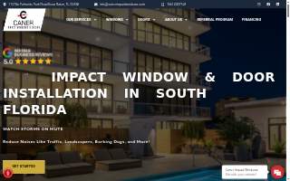 Caner Impact Windows website