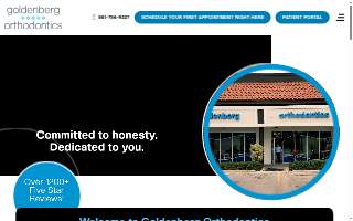 Goldenberg Orthodontics - Boca Raton website