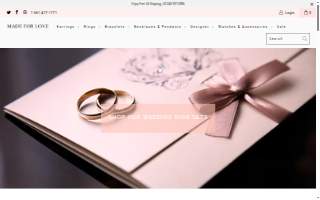 Made For Love Jewelry website