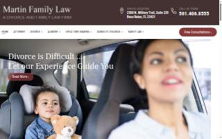 Martin Family Law of Sandalfoot Cove website