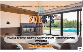 Zack's Sliding Door and Window Repair inc of Sandalfoot Cove website