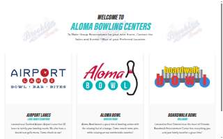 Airport Lanes website