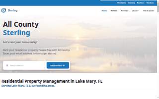 All County® Sterling Property Management of Sanford website