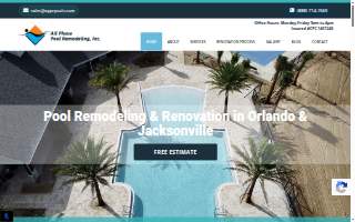 All Phase Pool Remodeling website