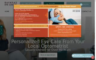 Bayhead Eye Centre website