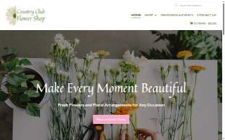 Country Club Flower Shop of Sanford website