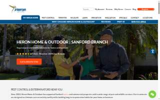 Heron Home & Outdoor website
