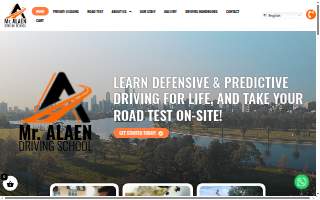 Mr. Alaen Driving School of Sanford website