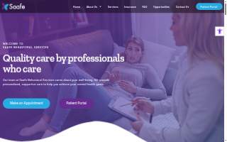 Saafe Behavioral Services website