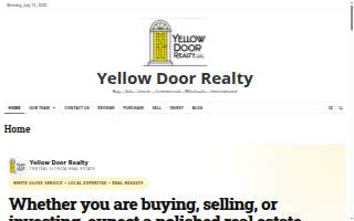 Yellow Door Realty website