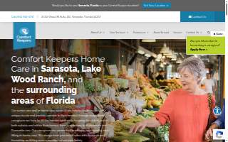 Comfort Keepers Home Care of Sarasota website