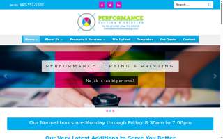 Copying & Printing website