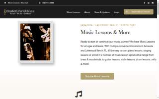 Elizabeth Farrell Music - South Sarasota website