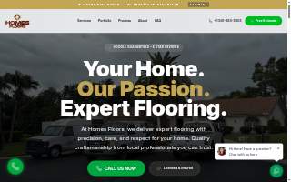 Homes Floors Services LLC website