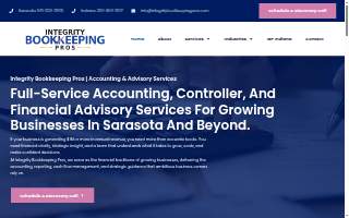 Integrity Bookkeeping Pros website