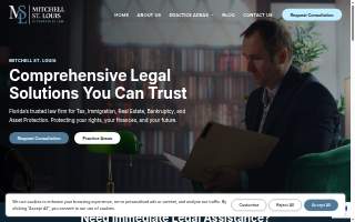 Mitchell St. Louis - Tax Attorney of Sarasota website