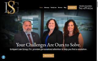 Schipani Law Group, P.A. website