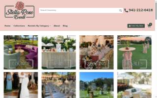 Stella Rose Events website