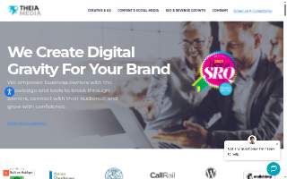 Theia Media Agency website