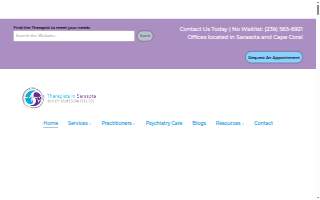 Therapists In Sarasota website
