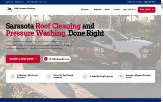 UBA Pressure Washing & Sealer of Sarasota website