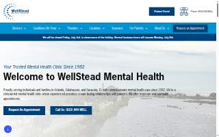 Wellstead Mental Health - Sarasota website