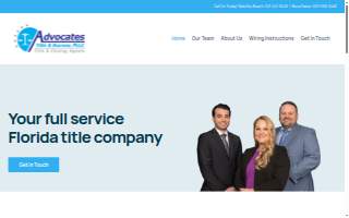 Advocates Title & Escrow, PLLC website