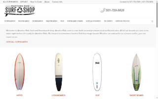 Another Ride Surf Shop website