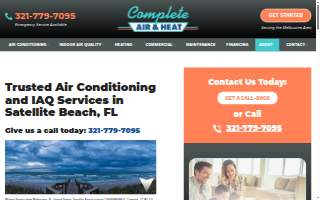 Complete Air & Heat, Inc. website