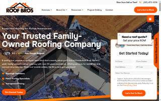 Florida Roof Bros website