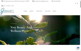Gracebeautyandwellness.com website