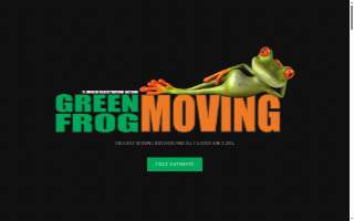 Green Frog Moving website