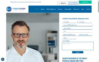 Mobile Hearing Healthcare of Satellite Beach website