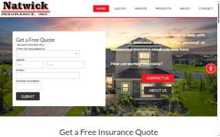 Natwick Insurance Inc website