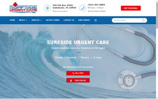 Surfside Urgent Care of Satellite Beach website
