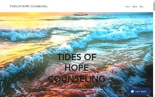 Tides Of Hope Counseling website