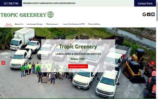 Tropic Greenery of Satellite Beach website