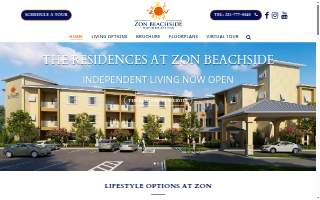 Zon Beachside website