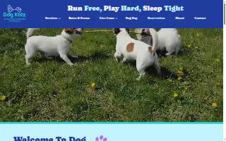 Dog Kidz Country Daycare & Boarding website