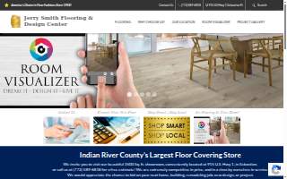 Jerry Smith Flooring & Design Center website