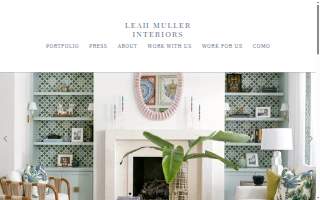 Leah Muller Interiors of Sebastian website