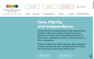 Senior Resource Association website